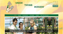 Desktop Screenshot of greenthumbnursery.com